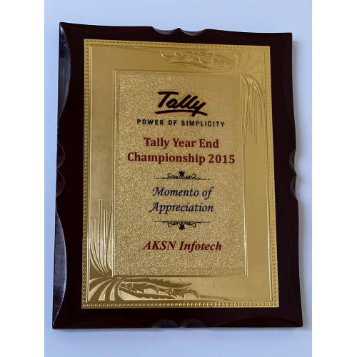 Tally Year End Champion 2015